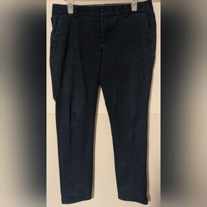 Tommy Hilfiger Dark Blue Hampton Chino Pants with Textured Pattern (US 10)
